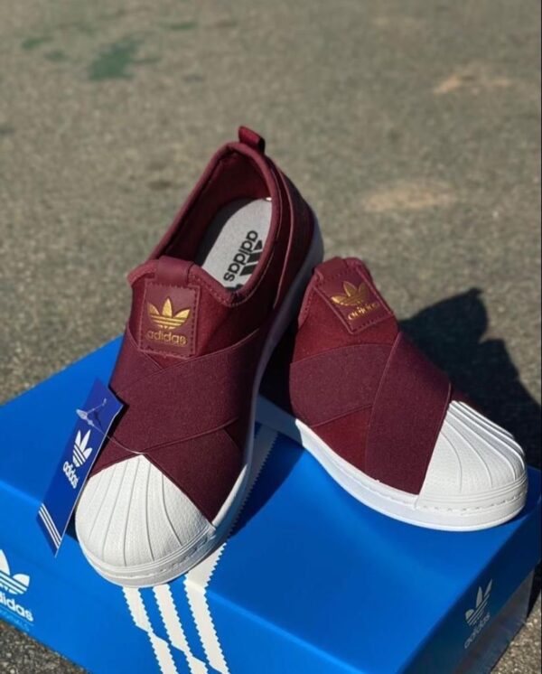 ADIDAS SLIP ON VINHO