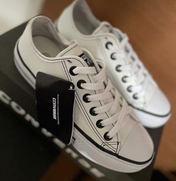 ALL STAR BRANCO COURO - Imagem 2