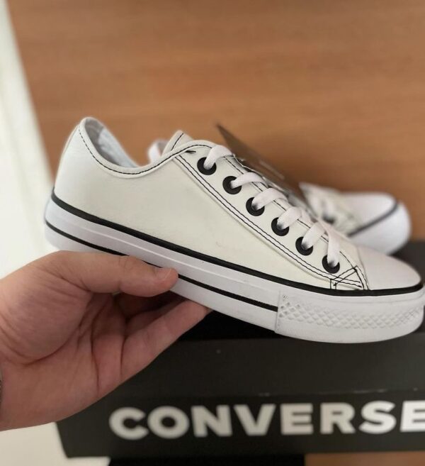 ALL STAR BRANCO COURO - Imagem 3