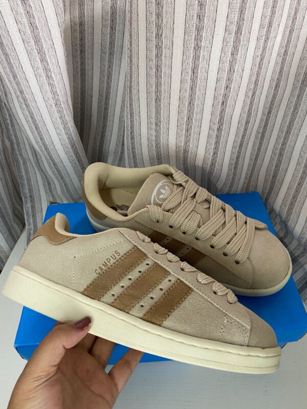 ADIDAS CAMPUS 00s BEGE COM MARROM