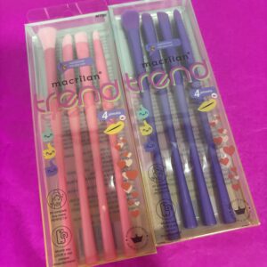 Kit de 4 pincéis Macrilan Trend