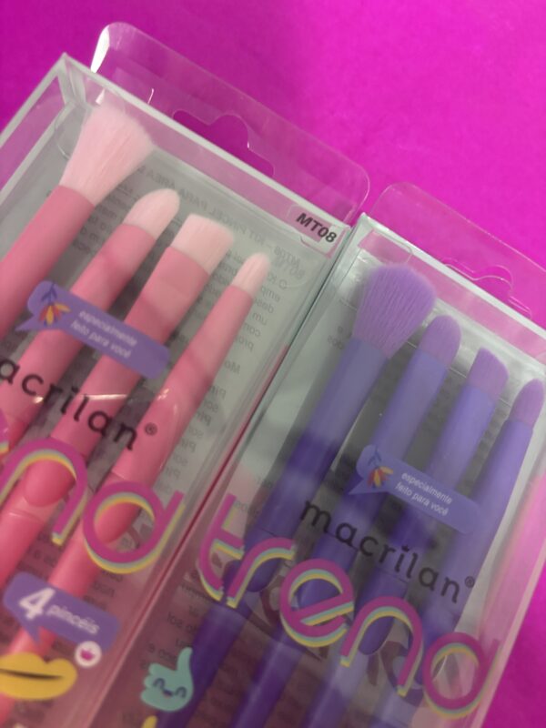 Kit de 4 pincéis Macrilan Trend - Imagem 3