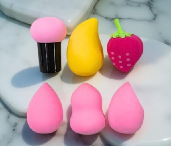 Kit de Esponjas de Maquiagem Sabrina Sato – 6 Peças + Necessaire - Imagem 2