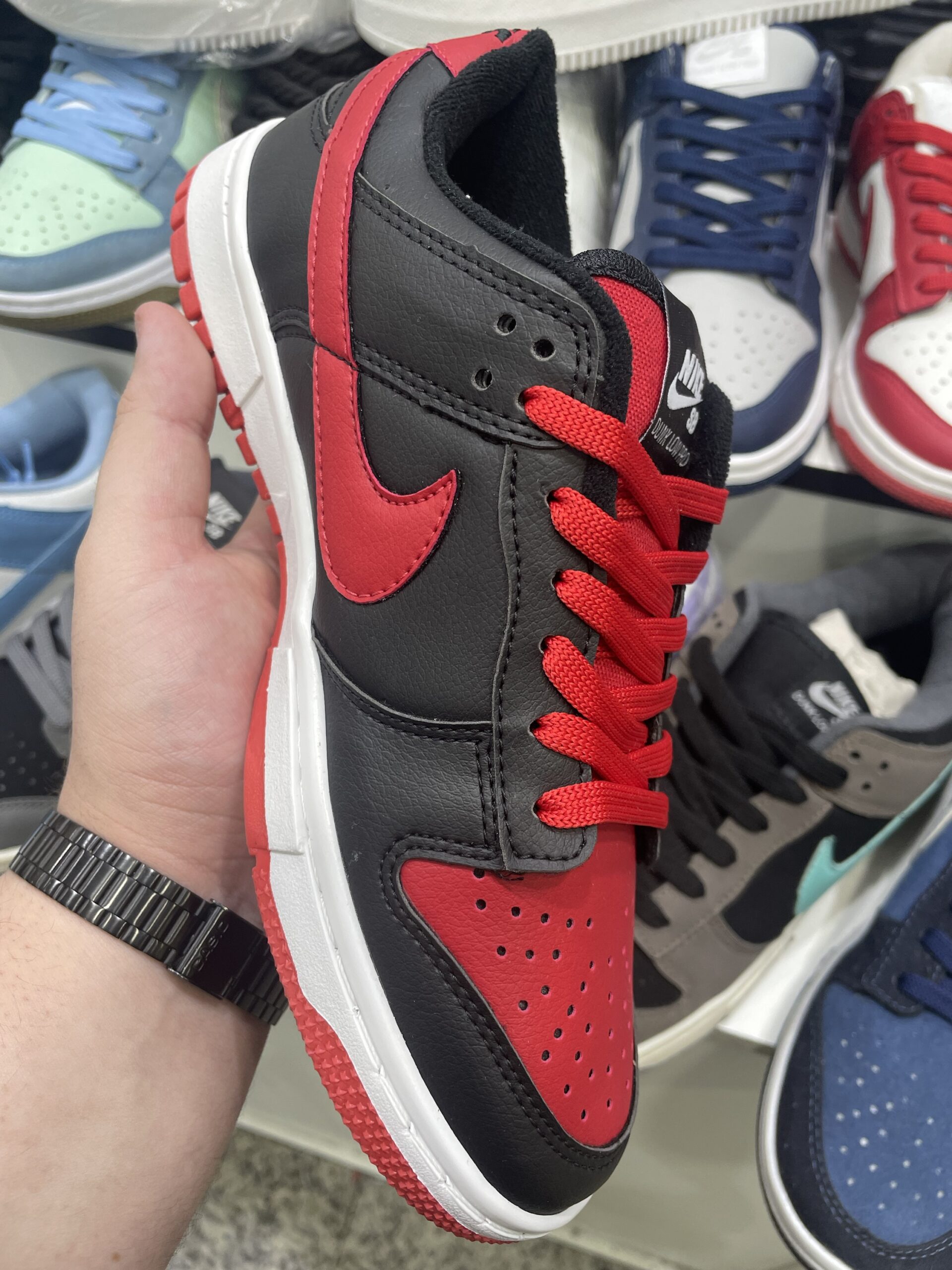 DUNK VERMELHO E PRETO - Imagem 2